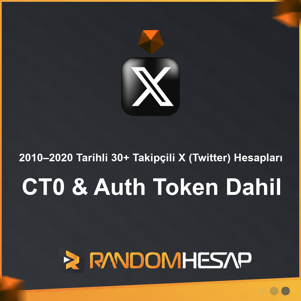 2010–2020 Tarihli 30+ Takipçili X (Twitter) Hesapları | CT0 & Auth Token Dahil