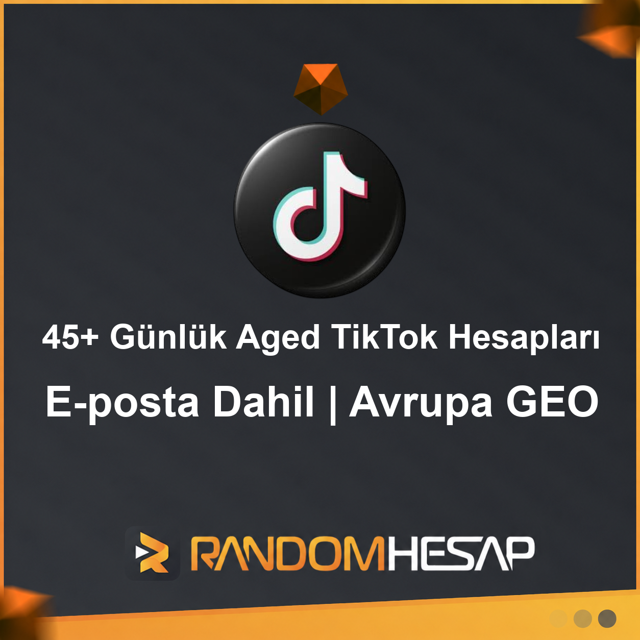 45+ Günlük Aged TikTok Hesapları | E-posta Dahil | Avrupa GEO