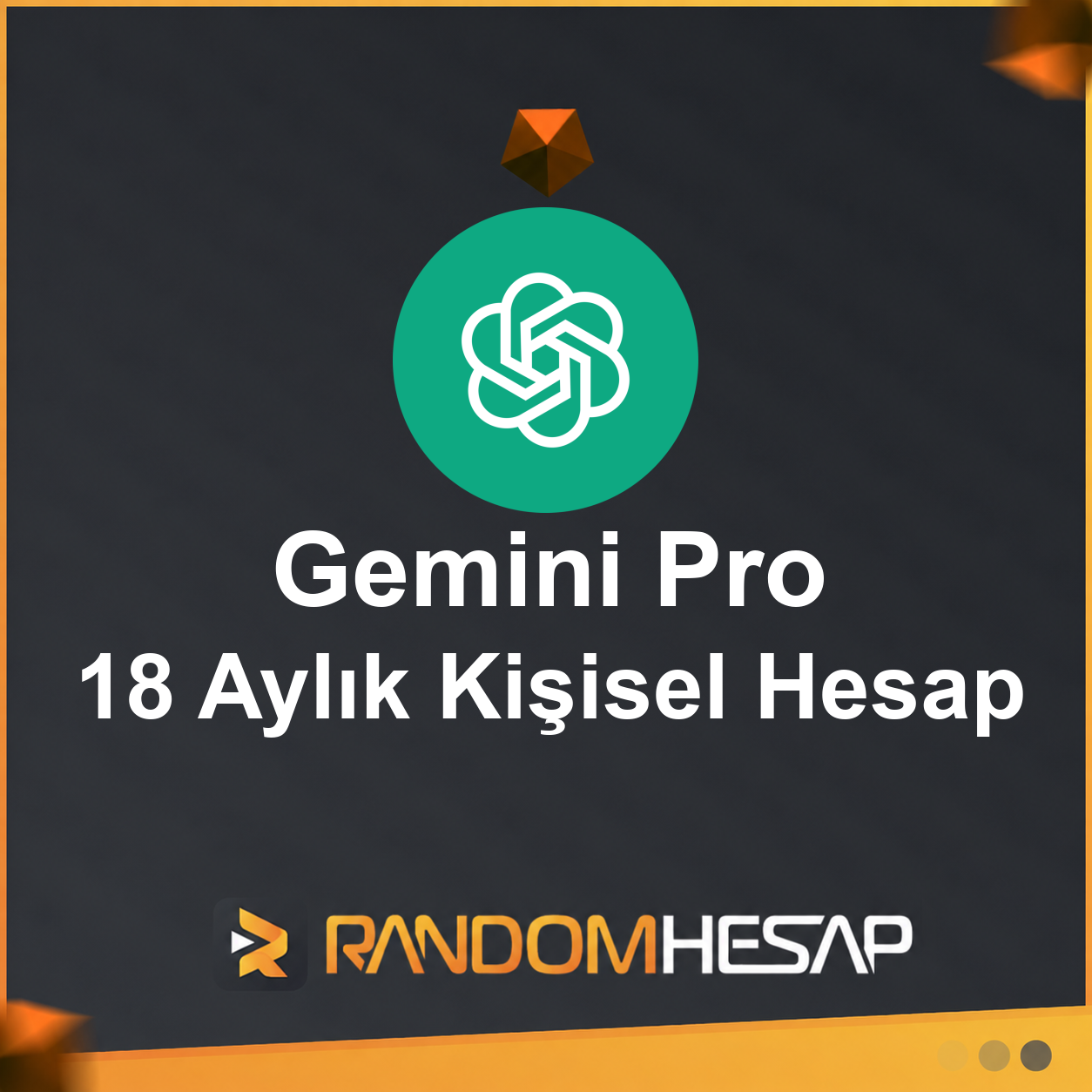 Gemini Pro – 18 Aylık Kişisel Hesap