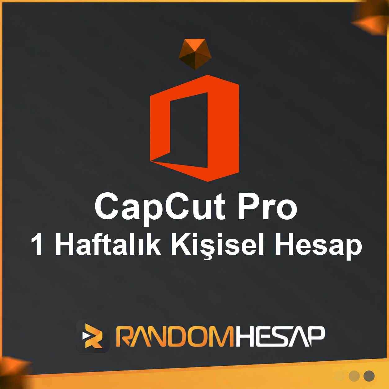 CapCut Pro – 1 Haftalık Kişisel Hesap