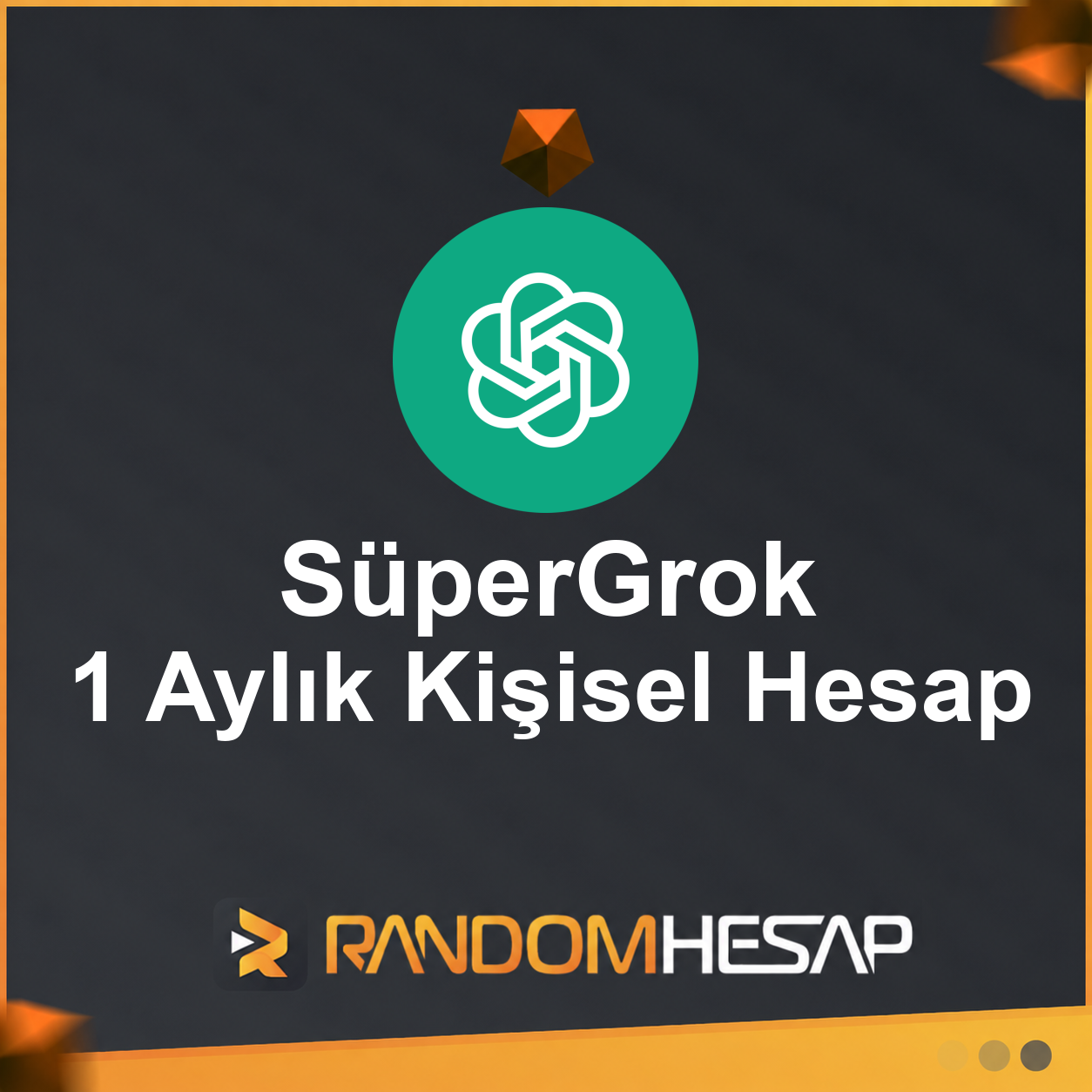 SüperGrok – 1 Aylık Kişisel Hesap