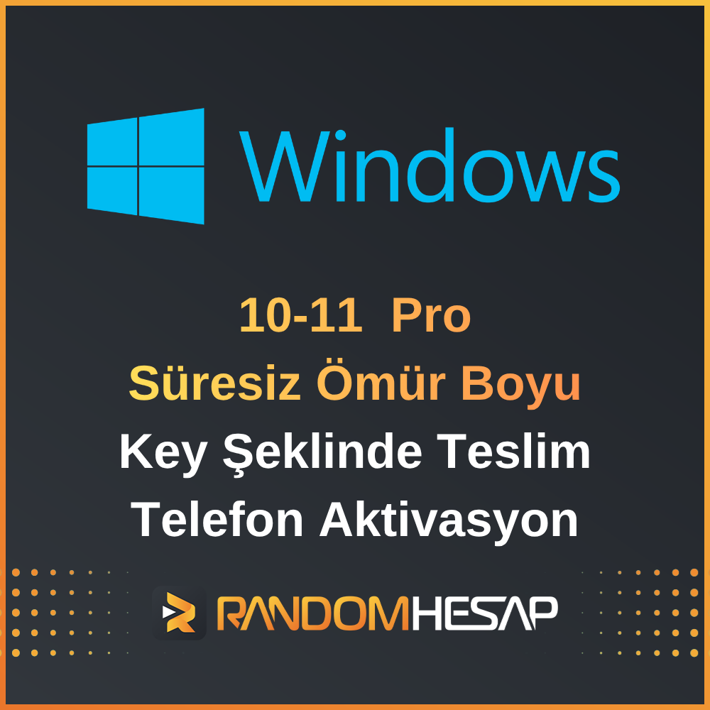 Windows 10 / 11 Pro & Home – Lisans Anahtarı