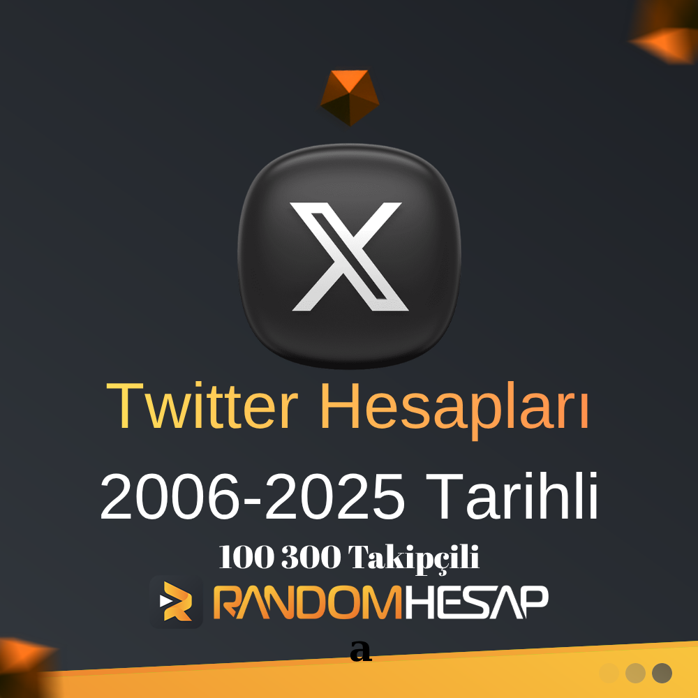 2006–2026 X (Twitter) Hesapları | 100–300 Gerçek Takipçili