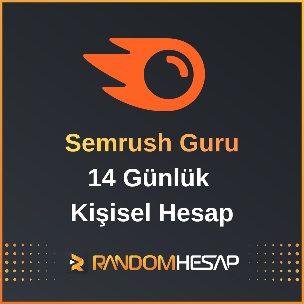 Semrush Guru – 14 Günlük Kişisel Hesap