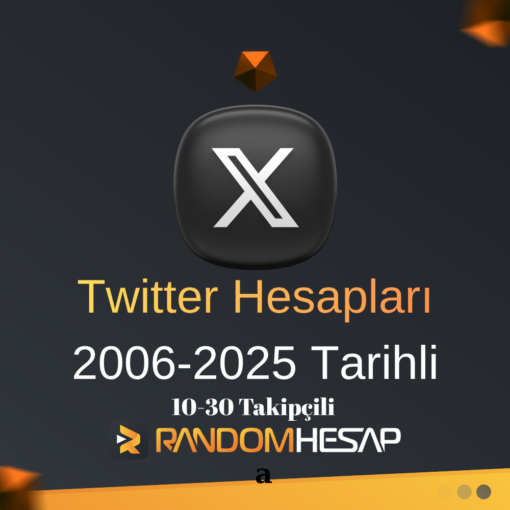 2006–2026 X (Twitter) Hesapları | 10–30 Gerçek Takipçili