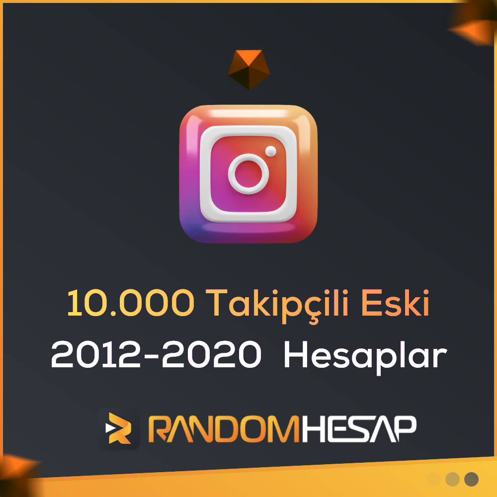 2012 Tarihli 10.000 Takipçili Hazır Instagram Hesabı